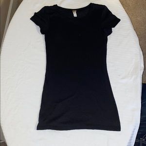 Bke black mesh pattern top